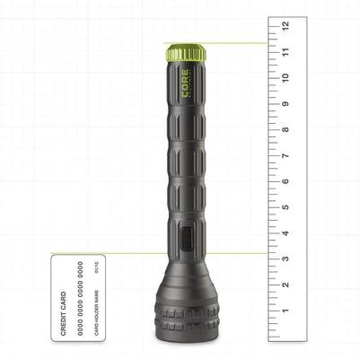 CORE Equipment 1250 Lumen CREE LED Aluminum Flashlight Red Multi-Color(Open Box)