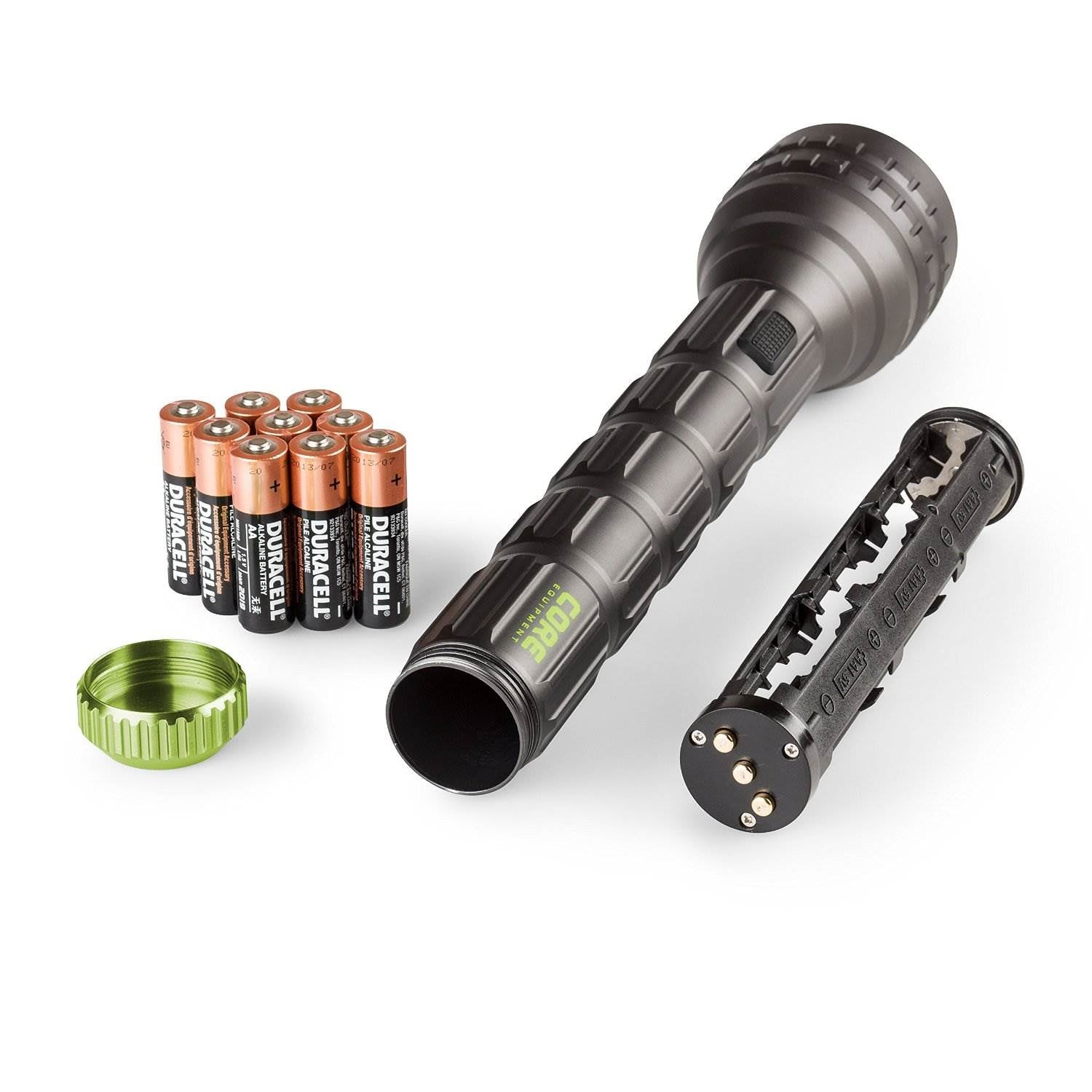 CORE Equipment 1250 Lumen CREE LED Aluminum Flashlight Red Multi-Color(Open Box)