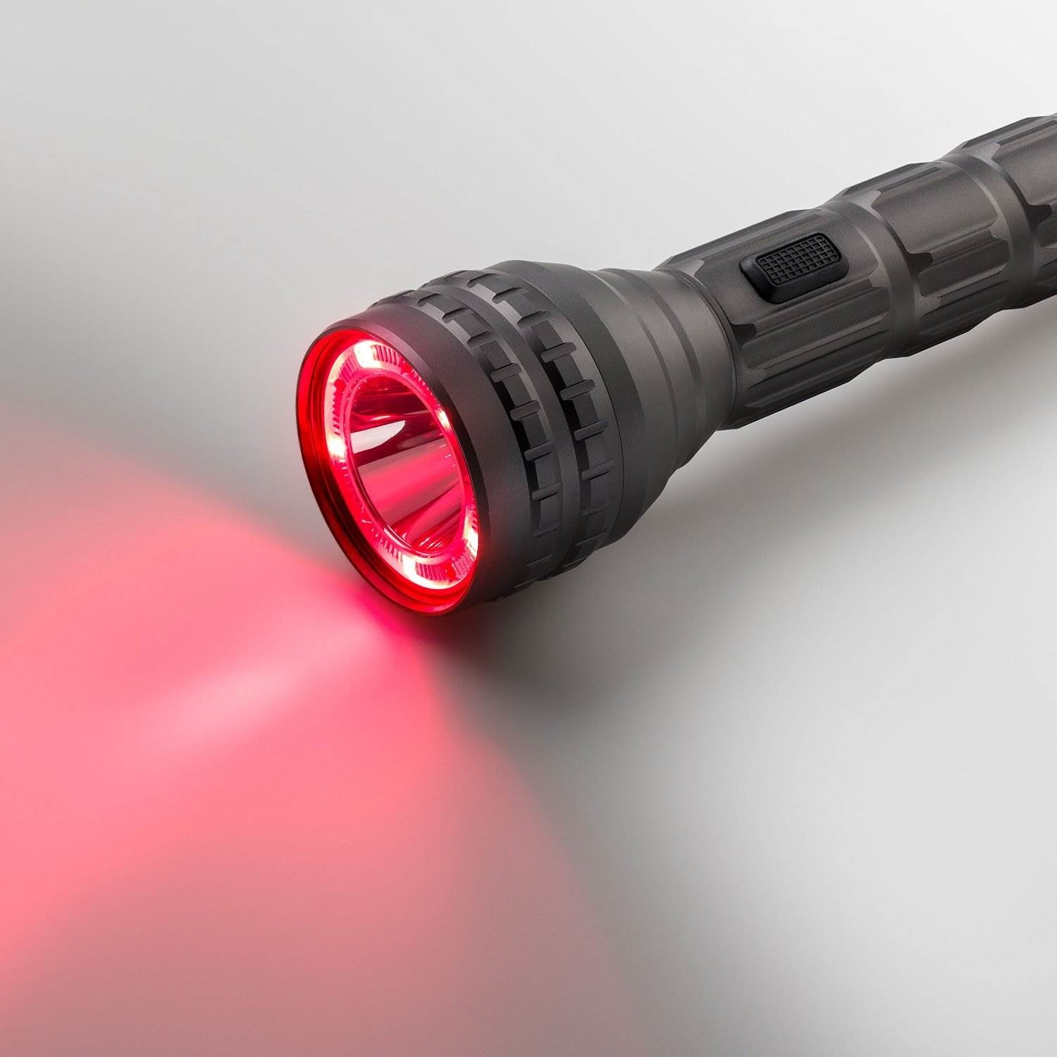 CORE Equipment 1250 Lumen CREE LED Aluminum Flashlight Red Multi-Color(Open Box)