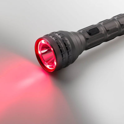 CORE Equipment 1250 Lumen CREE LED Aluminum Flashlight Red Multi-Color(Open Box)