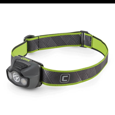 CORE Equipment 175 Lumen CREE LED Headlamp, 3 AAA batteries (Open Box)