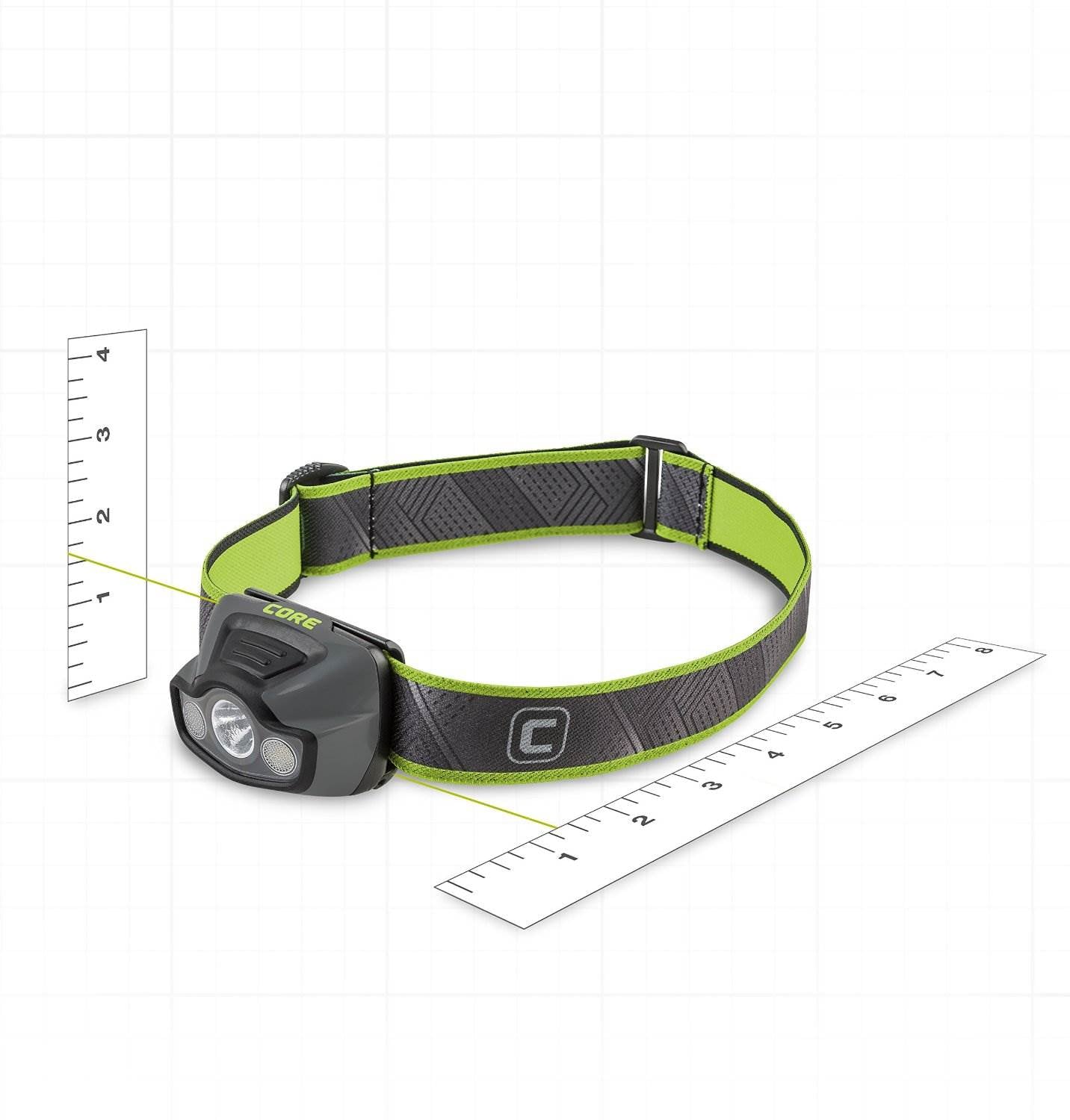 CORE Equipment 175 Lumen CREE LED Headlamp, 3 AAA batteries (Open Box)