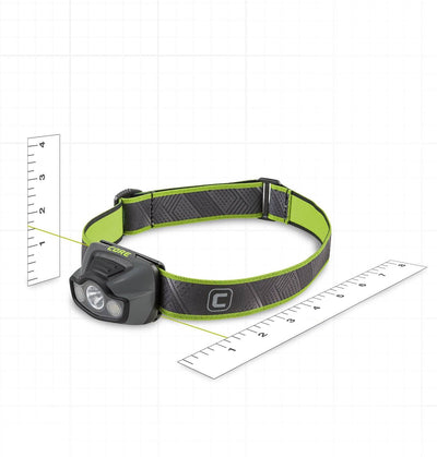 CORE Equipment 175 Lumen CREE LED Headlamp, 3 AAA batteries (Open Box)