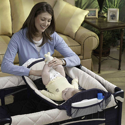 Chicco 4-in-1 Lullaby LX Portable Baby/Children Playard w/ Bassinet (Open Box)