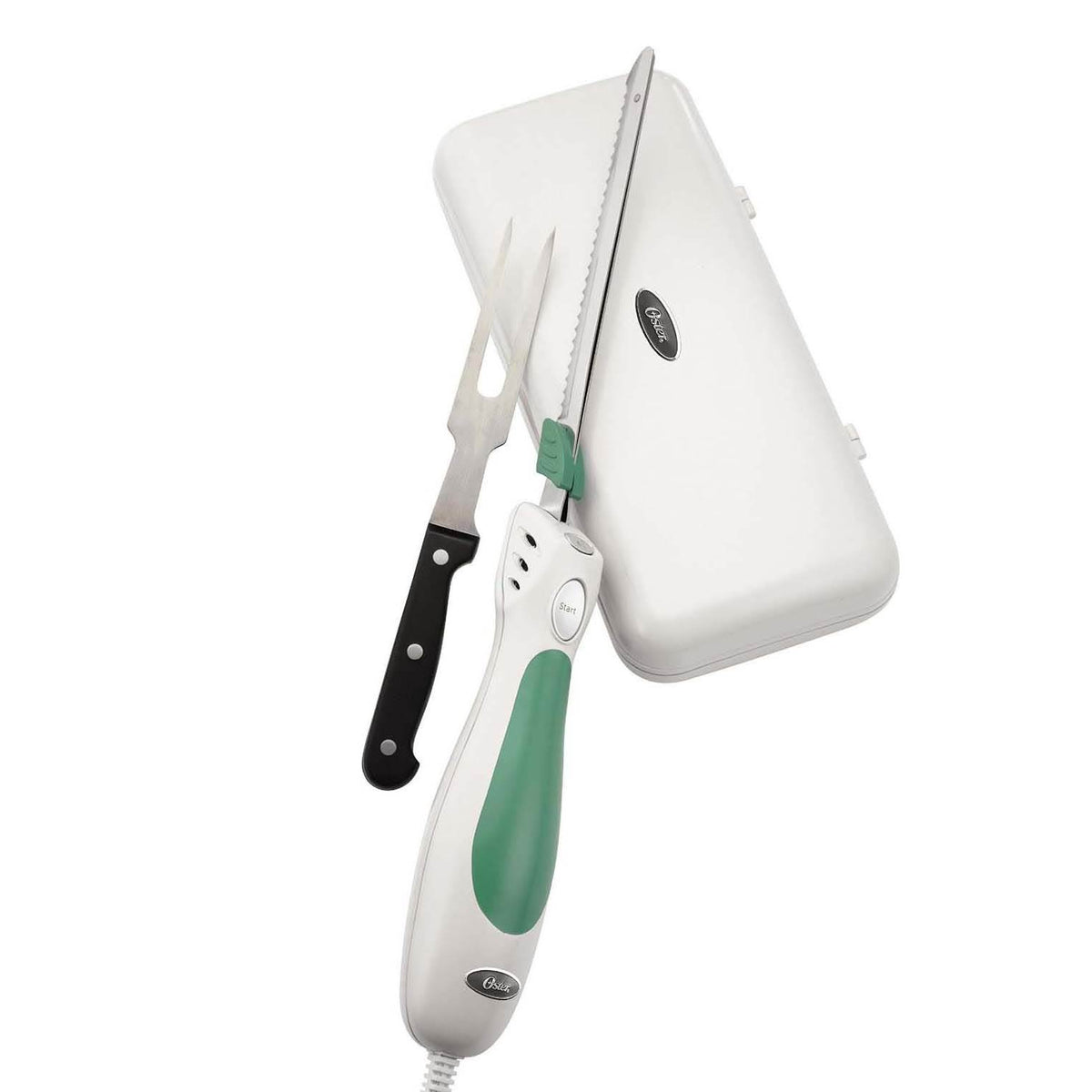 Oster Accentuate Electric Knife with Storage Case and Fork (Open Box)