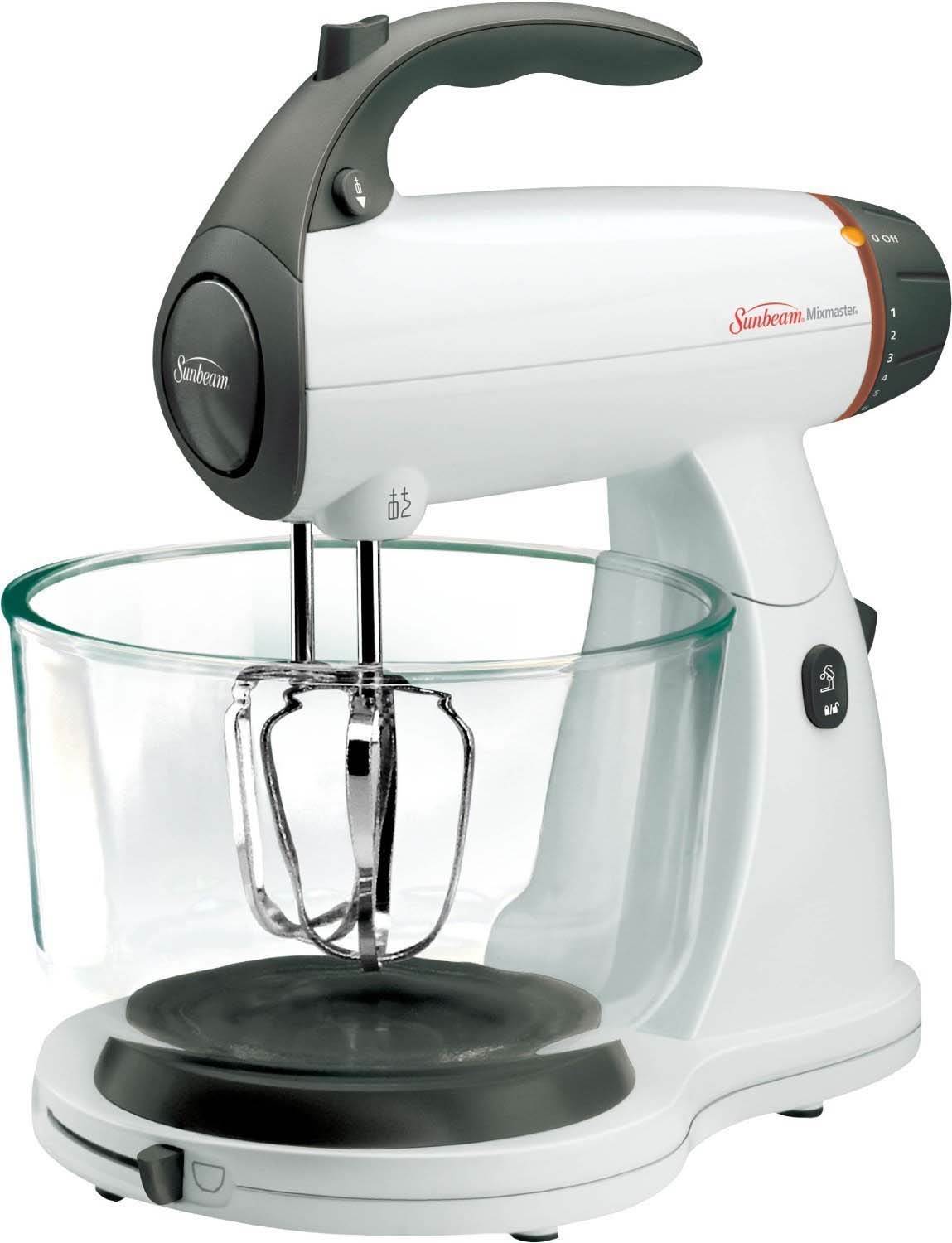 Sunbeam White 12 Variable Speed 350 Watt Stand Mixer With Glass Bow (Used)