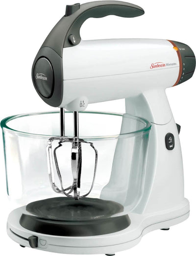 Sunbeam White 12 Variable Speed 350 Watt Stand Mixer With Glass Bow (Used)