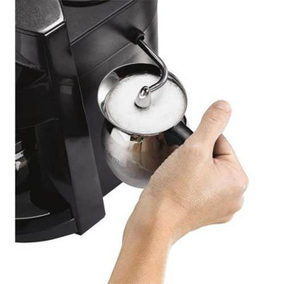 Mr. Coffee BVMC-ECM260 Steam Espresso Machine | S/S & Black (Missing Carafe)