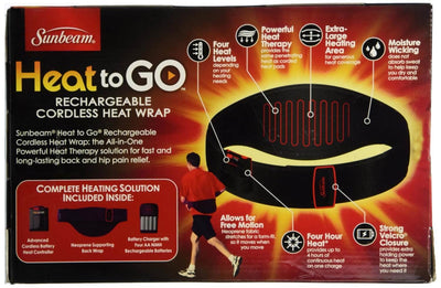 Sunbeam 001501-000-RML4 Rechargeable Cordless Heat Back Wrap - Open Box