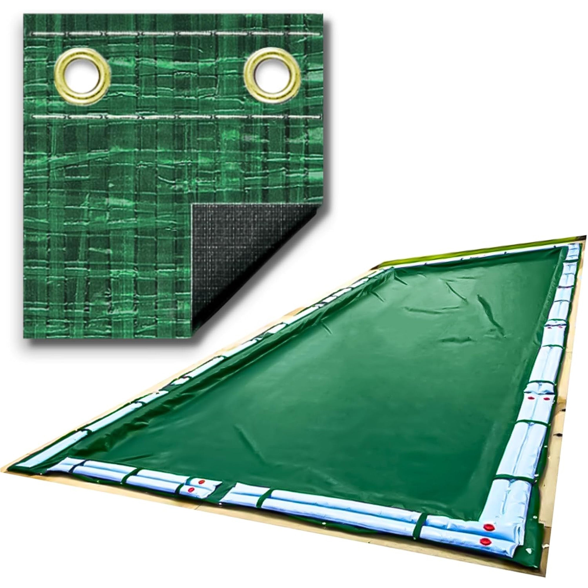 Swimline 18 x 36 Feet Rectangle RipStopper Winter Swimming Pool Cover (Open Box)