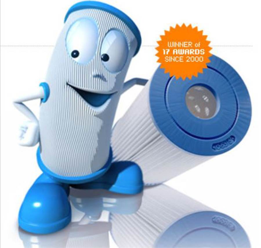 Unicel FG-2417 Replacement Single Rectangular DE Grid Pool Filter w/ Center Port - VMInnovations