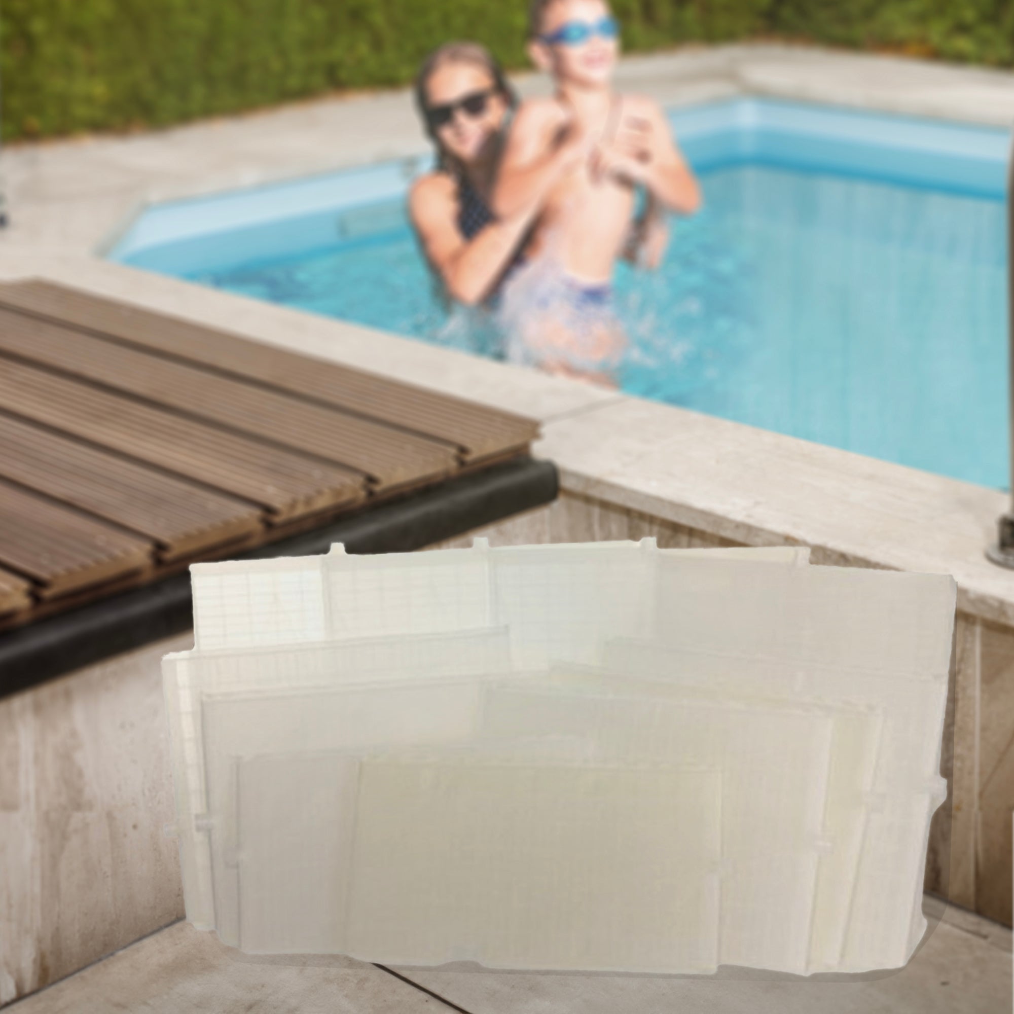 Unicel FS-3037 Replacement Rectangular DE Grid Pool Filter w/ Top Port, Full Set - VMInnovations