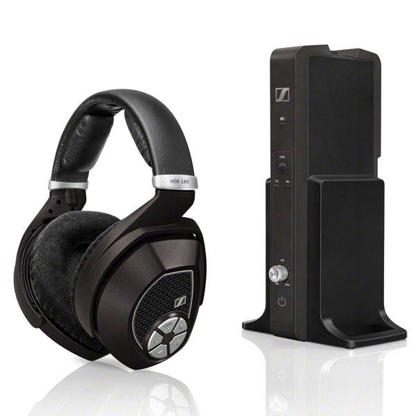 Sennheiser RS185 Over-Ear RF Stereo Home Audio Wireless Headphone (Open Box)
