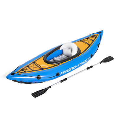 Bestway Cascade Cove Champion 9' x 32" Inflatable Kayak Set, Blue (Open Box)