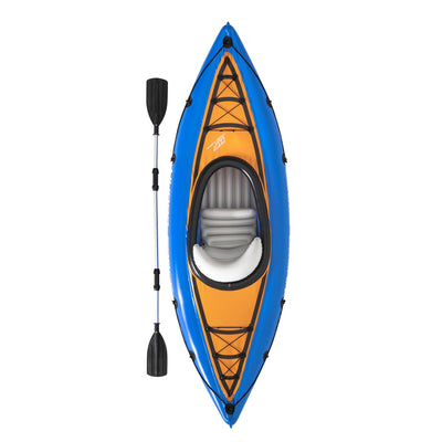 Bestway Cascade Cove Champion 9' x 32" Inflatable Kayak Set, Blue (Open Box)