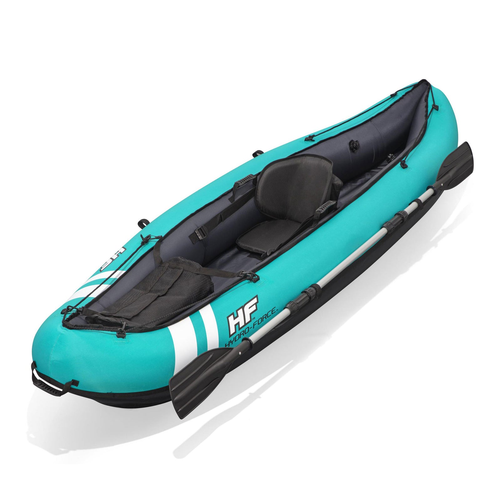 Bestway Hydro-Force Ventura 9' Single Person Inflatable Kayak Set with Paddle - VMInnovations
