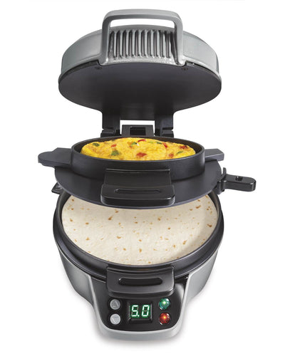 Hamilton Beach 4-Slice Toaster Oven with Timer & the Breakfast Burrito Maker Kit