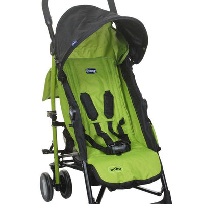 Chicco Echo Lightweight Folding Compact Umbrella Green Stroller, Jade (Open Box)