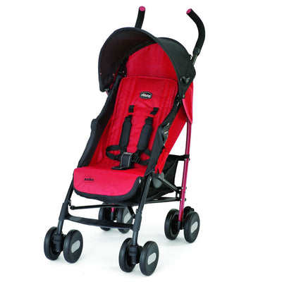 Chicco Echo Lightweight Folding Compact Umbrella Red Stroller, Garnet (Open Box)