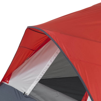 Wenzel 5-Person 10' x 8' Family Dome Camping Tent - Red/Grey 7362616 (Open Box)