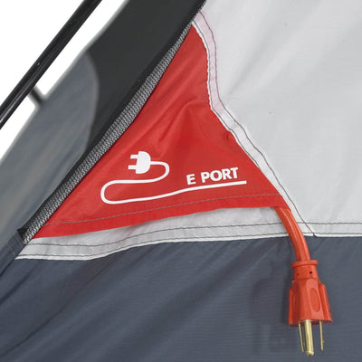 Wenzel 5-Person 10' x 8' Family Dome Camping Tent - Red/Grey 7362616 (Open Box)
