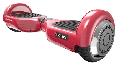 Razor Hovertrax 1.0 Electric Hoverboard Smartboard Scooter, Red with Helmet