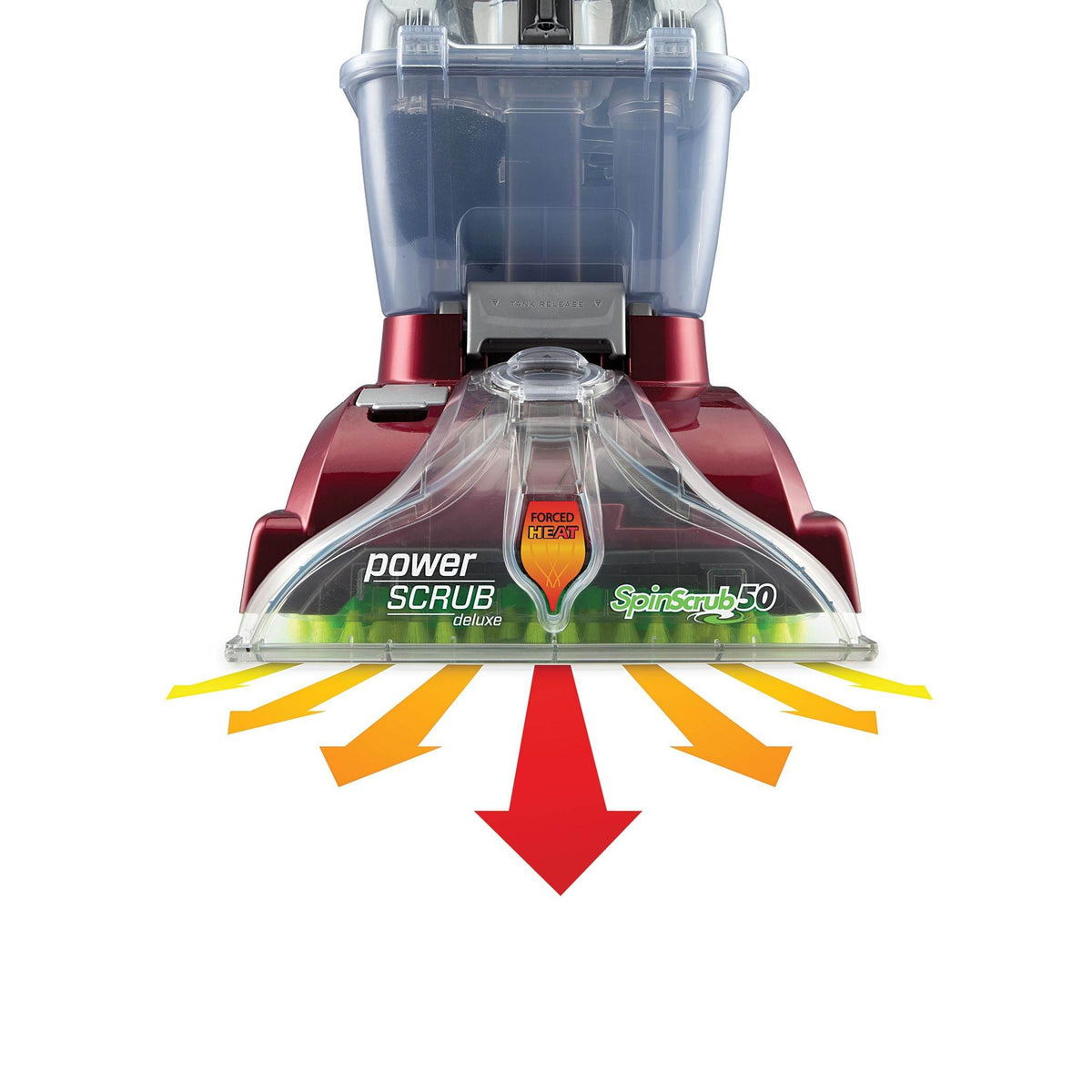 Hoover Power Scrub Deluxe Carpet Fabric Cleaner Washer, FH50150 (Open Box)