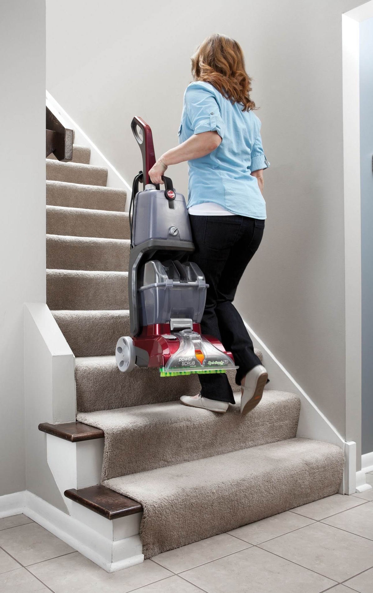 Hoover Power Scrub Deluxe Upright Carpet and Fabric Cleaner Washer - For Parts