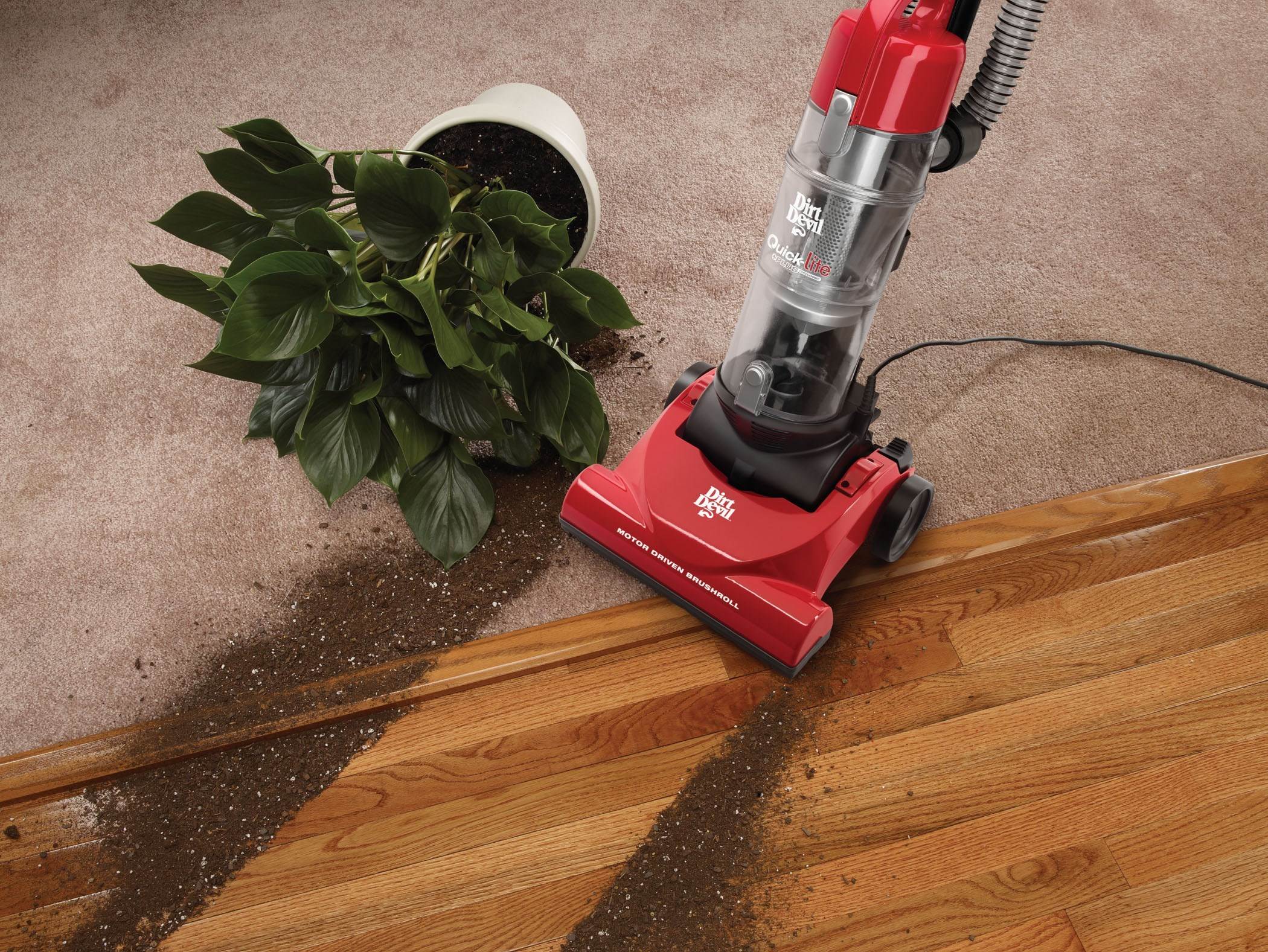 Dirt Devil Quick Lite Bagless Upright Carpet Vacuum Cleaner UD20015 (Open Box)