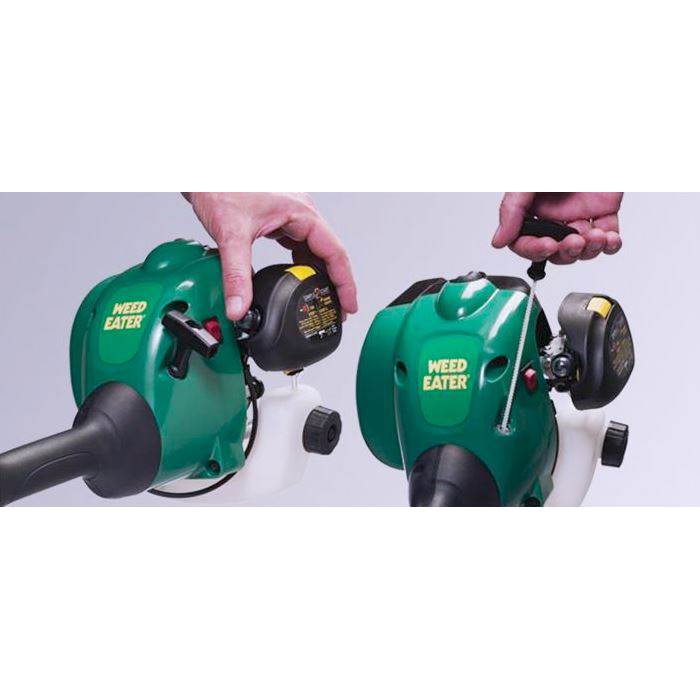 Weed Eater Simple 2 Start 15-Inch 2-Cycle Fixed Line Gas Trimmer (For Parts)