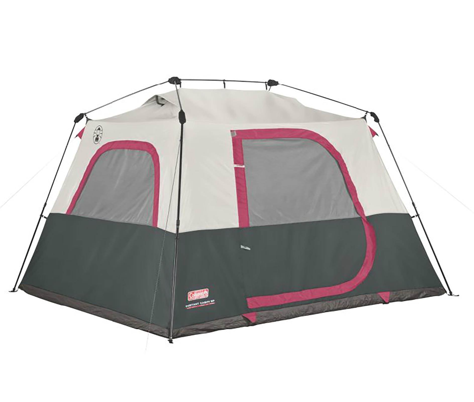 Coleman 6-Person Family Camping Tent 10 x 9 Feet with WeatherTec (Open Box)