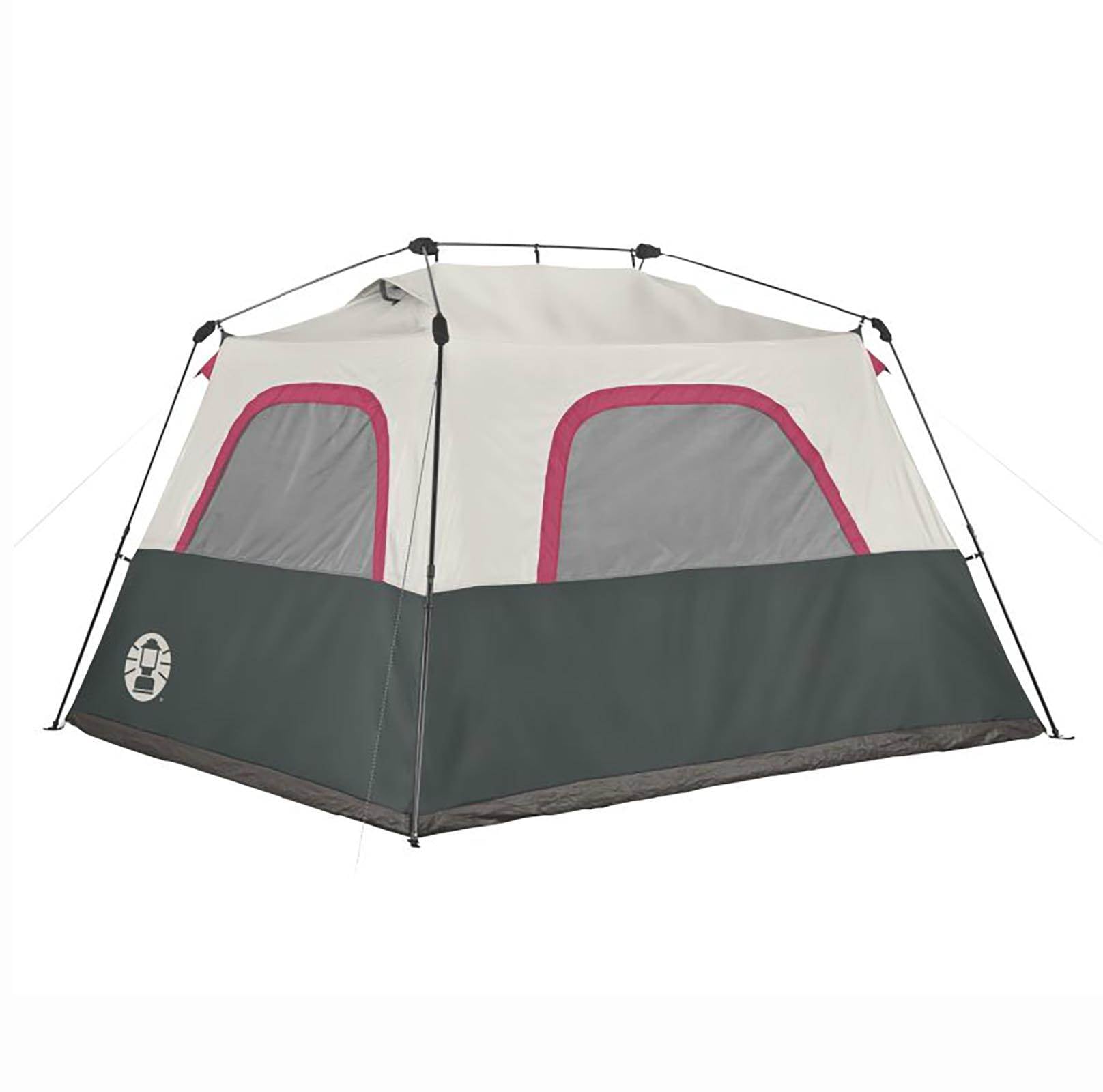 Coleman 6-Person Family Camping Tent 10 x 9 Feet with WeatherTec (Open Box)