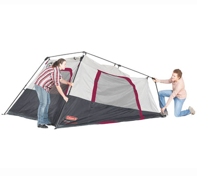Coleman 6-Person Family Camping Tent 10 x 9 Feet with WeatherTec (Open Box)
