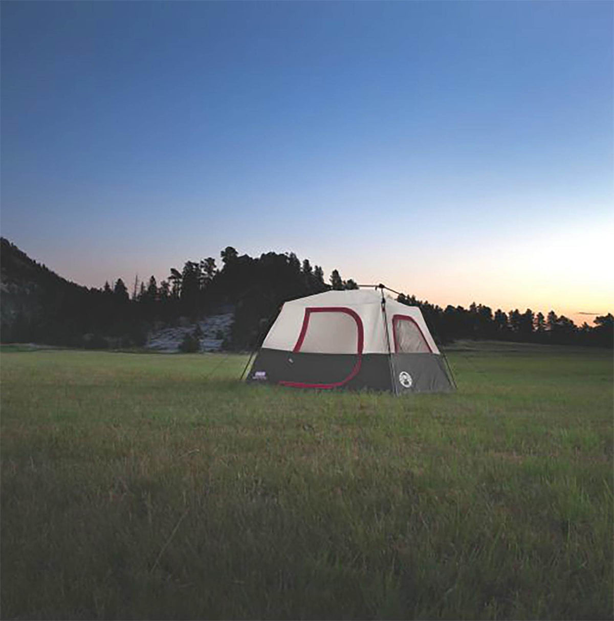 Coleman 6-Person Family Camping Tent 10 x 9 Feet with WeatherTec (Open Box)