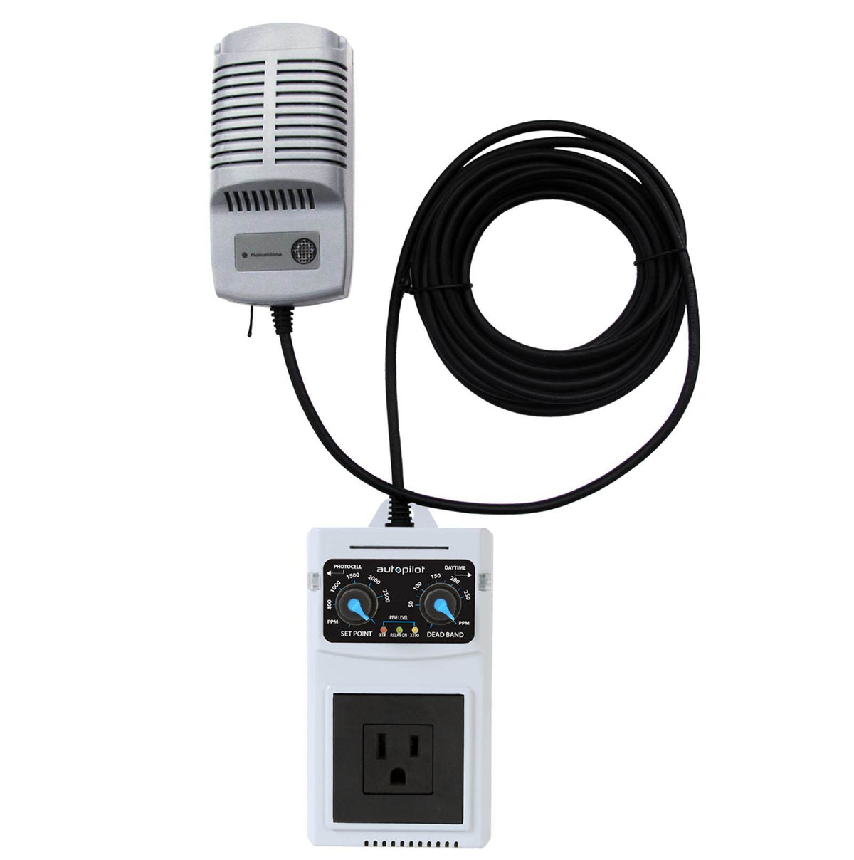 AutoPilot Analog Co2 Monitor Controller with 15 Foot Sensor Probe (Open Box)