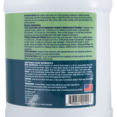 Bio Green BIOGCGAL All Natural Industrial Equipment All-Purpose Cleaner, 1 Gal - VMInnovations