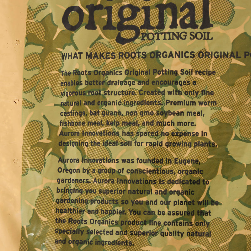 Roots Organics ROD75 Hydroponic Gardening Fiber Based Potting Soil, 0.75 Cu Ft