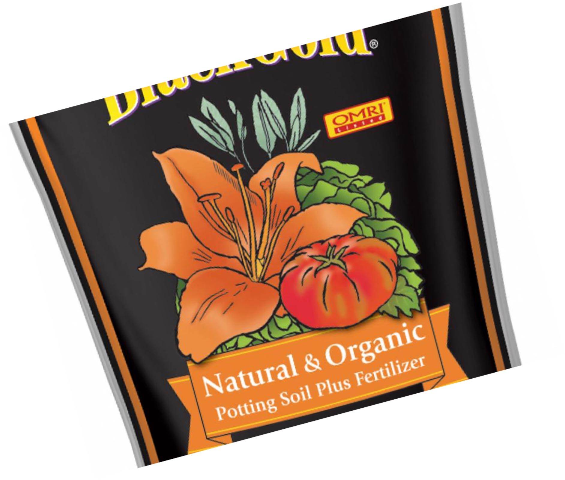 SunGro Black Gold Natural Organic Potting Soil w/ Fertilizer, 2 Cu Ft (10 Pack)