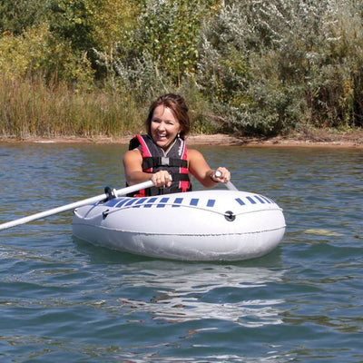 Airhead Lightweight Single Person Lake PVC Inflatable Boat AHIB-1 (Open Box)