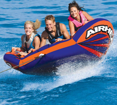 Airhead Matrix V3 Inflatable Triple Rider U-Shaped Boat Towable Tube (Used)