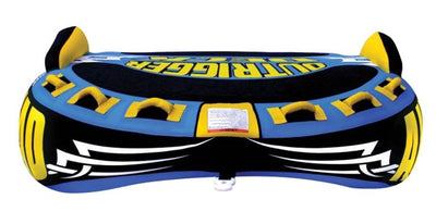 Airhead Outrigger Inflatable Triple Rider Boat Lake Towable Deck Tube (Open Box)