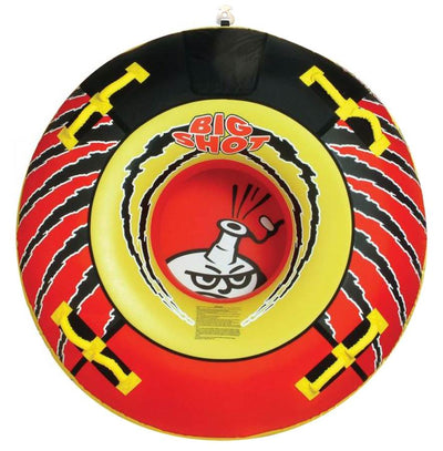 Airhead Big Shot Quadruple Rider Boat Lake Water Towable Open Top Tube (Used) - VMInnovations