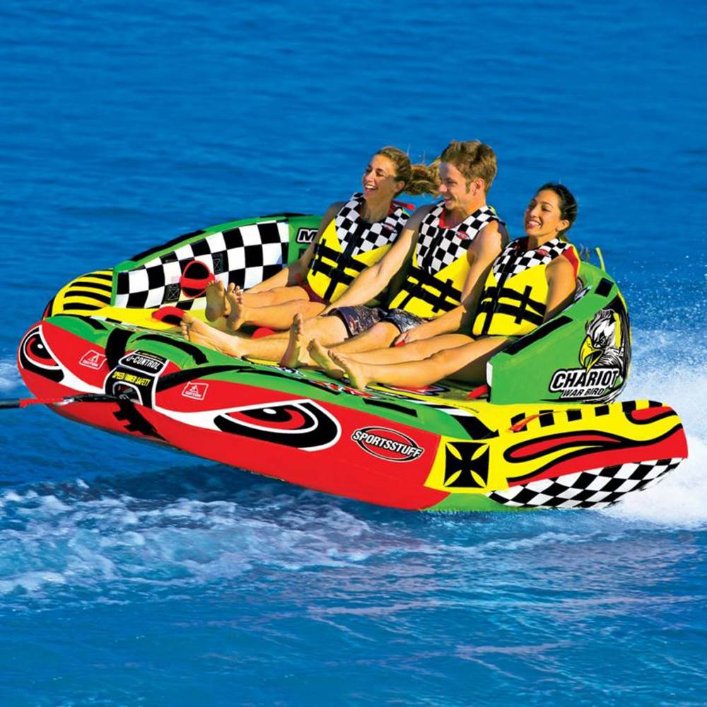 Airhead SPORTSSTUFF 53-1790 Chariot Warbird 3 Triple Rider Boat Towable Tube