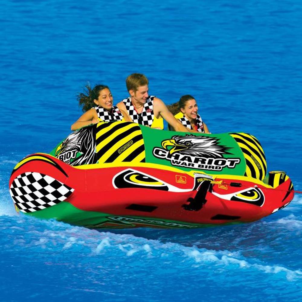 Airhead SPORTSSTUFF 53-1790 Chariot Warbird 3 Triple Rider Boat Towable Tube