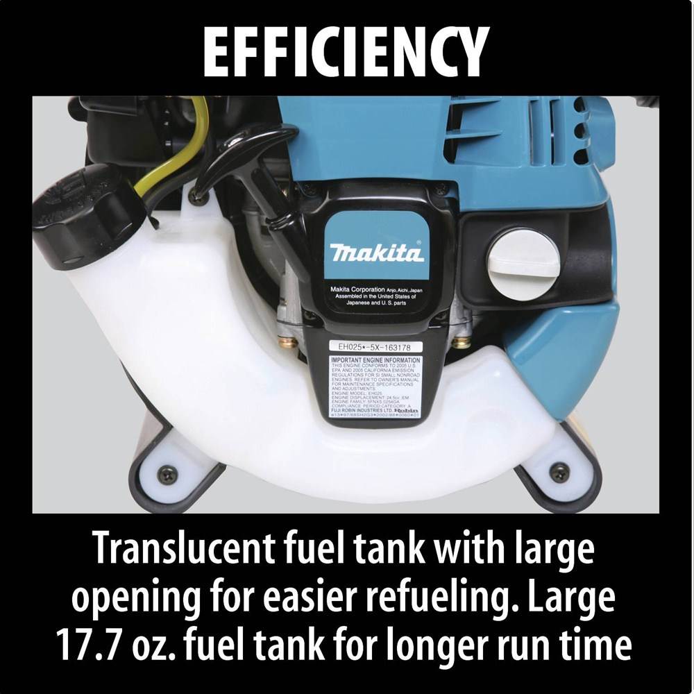 Makita Tools BHX2500CA 24.5cc 145 MPH MM4 4-Stroke Gas Leaf Blower - Open Box