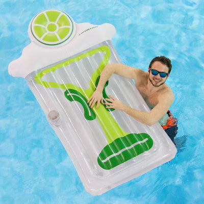 Swimline Margarita Float Inflatable Swimming Pool Toy Raft, Green (Open Box)