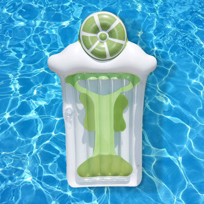 Swimline Margarita Float Inflatable Swimming Pool Toy Raft, Green (Open Box)