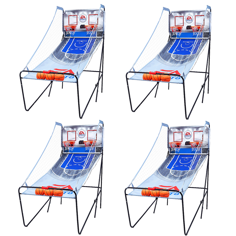 EA Sports Indoor Dual Shot 2 Player Arcade Basketball Game & Scoreboard (4 Pack)