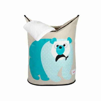 3 Sprouts Penguin Cube Bin, Polar Bear Laundry Basket, & Walrus Rectangle Bin