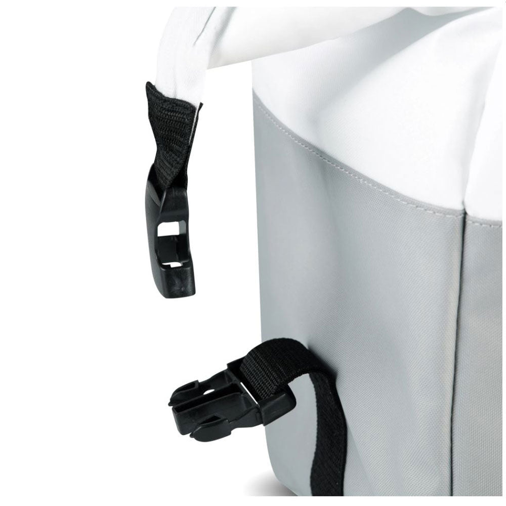 Igloo Durable & Adjustable Snapdown 36 Can Cooler Bag, White and Gray (Used)